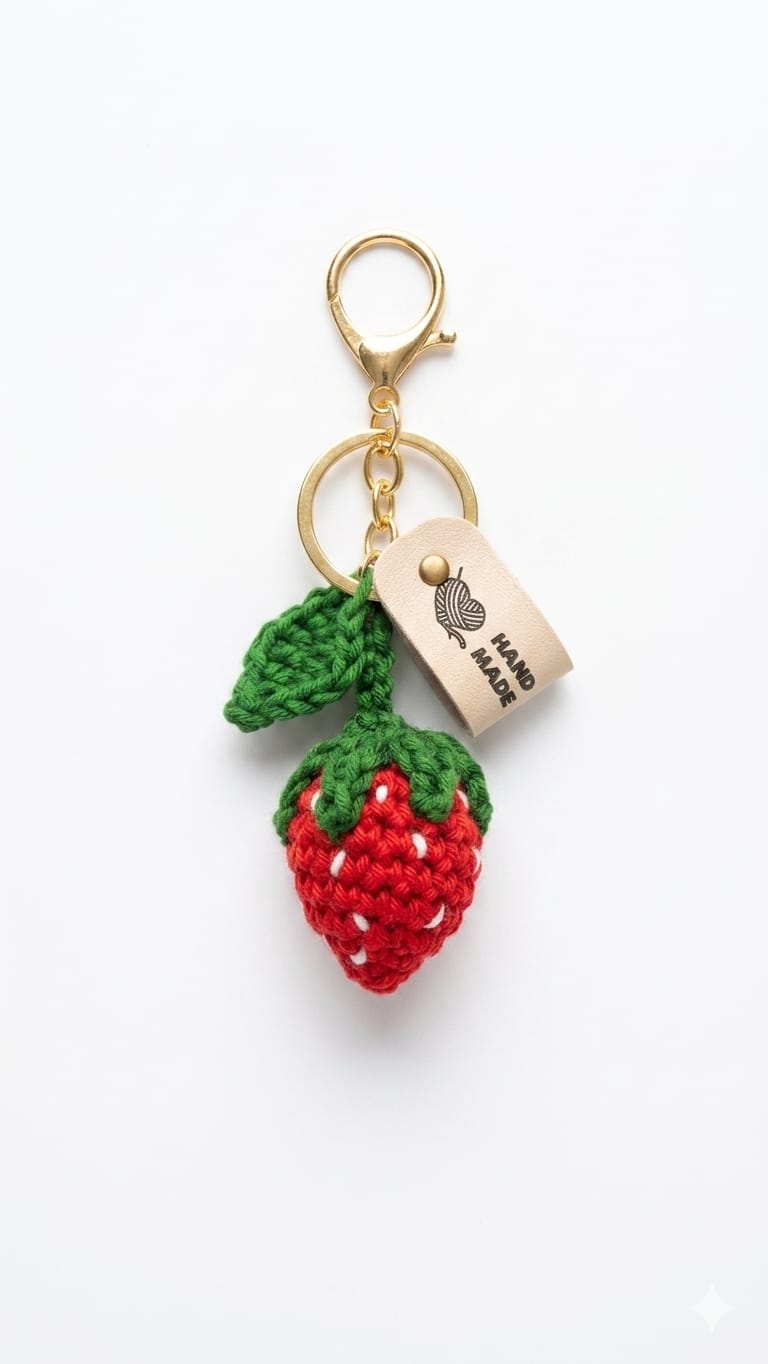 Llavero aromático de crochet