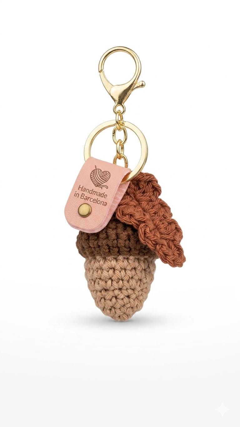 Llavero aromático de crochet